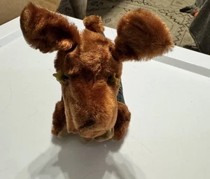 Antique Scottie Dog Plush Plaid Made In Japan - Made In 30s- Hard Plush - - Picture 1 of 23