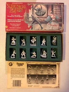 Grenadier Miniatures Box Ninja & Samurai Adventurers Dragon Lords 2017 D&D - Bild 1 von 1