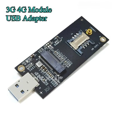 NGFF To USB 3.0 Adapter with SIM Card Slot Adapter Ngff M.2 4G 3G 4G Module Wifi - Image 1 of 4