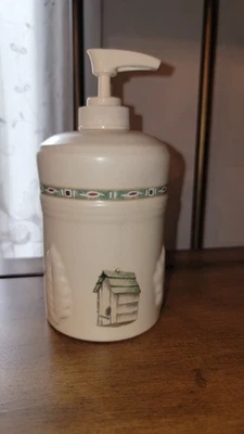 Dispensador de jabón líquido y loción Pfaltzgraff Naturewood como nuevo Foto 1 de 4