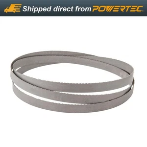 POWERTEC 64-1/2" Bi-Metal Bandsaw Blade 1/2"x10/14T for Wen Delta Grizzly Jet - Picture 1 of 7