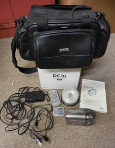 Canon DC10 mini DVD disc video camera camcorder complete bundle DC 10 NICE - Picture 1 of 6