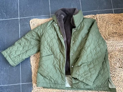 Alice Walk Quilted Car Coat In Hunter Green XS - Image 1 of 4