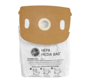 Hoover AH14010 5.5 Qt. HEPA Media Filter Bag 10/Case - Picture 1 of 2