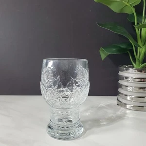 Anthropologie Helianthus Clear Water Goblet Glass - Picture 1 of 10