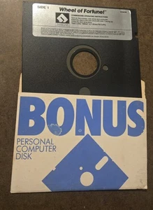 1987 Wheel Of Fortune Game Disk for Commodore 64/128 & Apple II/ IBM - Picture 1 of 2