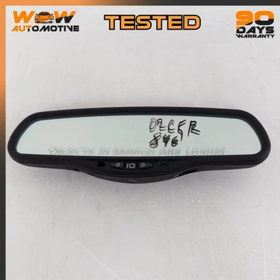 01-04 ESPEJO RETROVISOR DELANTERO CENTRAL NEGRO CHEVROLET CORVETTE C5 MONTAJE OEM Foto 1 de 4