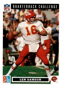 1991 Domino's The Quarterbacks Len Dawson Kansas City Chiefs #34 Football Card - Picture 1 of 2