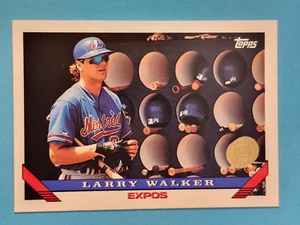 1993 Topps Rockies Inaugural Larry Walker Montreal Expos #95 ⚾ - Picture 1 of 2