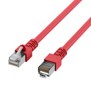0,5m RJ45 Patchkabel CAT5e SF-UTP doppelt geschirmt rot / LAN DSL / Netzwerk - Bild 1 von 3