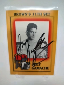1997 Brown's Boxing Joey Gamache Autographed Card JSA COA BUF - Picture 1 of 2