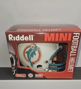 Riddell Miami Dolphins 1980-1996 Throwback Mini Football Helmet New - Picture 1 of 7