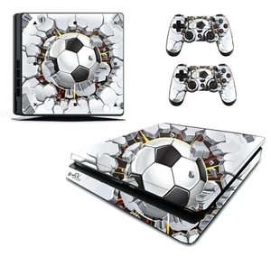 Football Brick Sticker/Skin Playstation 4 Slim Konsole/Remote Controller,pss6 - Bild 1 von 5