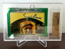 2015 Leaf Cut Signature History of Baseball Edition Ernie Banks /40