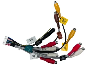 PIONEER RCA Wire set DMH-WT3800NEX 8600NEX 7600NEX WC6600 5700 4660NEX 4600NEX - Picture 1 of 3