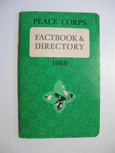 BOOKLET: PEACE CORPS FACTBOOK & DIRECTORY 1968 - Picture 1 of 4