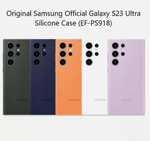 Custodia originale ufficiale Samsung Galaxy S23 ultra silicone S23Ultra cover EFPS918 - Foto 1 di 11