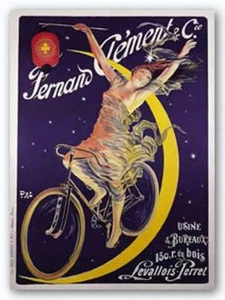 Bicicletas Clement de Pal estampadas artísticas vintage - Imagen 1 de 1