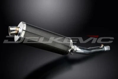 Silenciador Delkevic 14" fibra de carbono ovalado deslizable - Honda CBR600 F4i 2001-2006 Foto 1 de 3