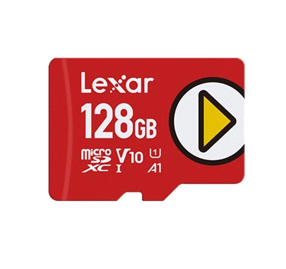 Lexar PLAY microSDXC™ UHS-I card 128GB Class 10, U3, V30, A2, up to 205MB/s read - Image 1 of 1