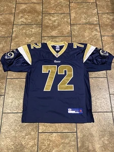 Reebok NFL St Louis Rams Chris Long #72 Jersey Size Mens XL Football Size 48 - Picture 1 of 6