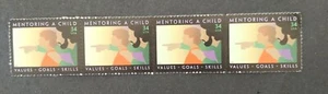 SCOTT #3556 34c STRIP OF 4 - 2002 MENTORING A CHILD MNH - Picture 1 of 2