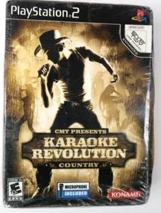 CMT Presents: Karaoke Revolution Country (Sony PlayStation 2, PS2 2006) Nuovo - Foto 1 di 5