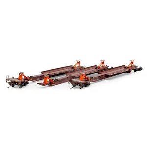 Athearn HO BNSF #300531 57' Trinity Spine Car 3-Pack ATH15675 - Picture 1 of 2