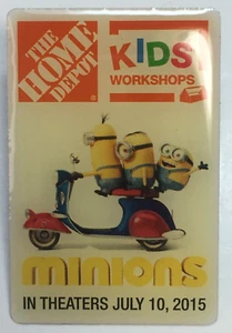 Home Depot Kids Workshop Pin - Minions in Theaters July 10, 2015 - Picture 1 of 3