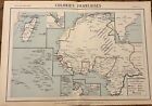 Colonies Francaise Carte De 1920