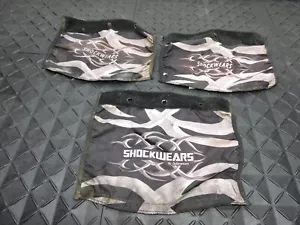 Outerwears Shockwears Shock Cover-Front Back Black 1987-1990 Suzuki LT500R LT500 - Picture 1 of 10