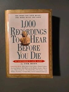1,000 Recordings To Hear Before You Die by Tom Moon, 2008 Paperback - Bild 1 von 3