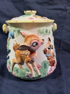 Vintage Disney Bambi Flower Thumper Cookie Jar - Picture 1 of 9
