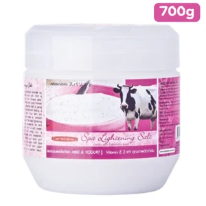 Carebeau Milk Yogurt Spa Salt Lightening Scrub Body White Skin Nourishing 700g - Picture 1 of 7