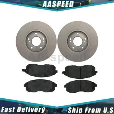 Передние тормозные колодки и роторы для Nissan Maxima 1999 1998 1997 1996 1995 1993 годов выпуска - Изображение 1 из 4