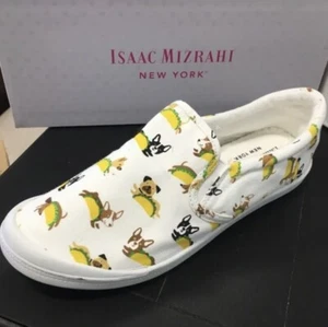 "Tenis sin cordones para mujer Isaac Mizrahi ""Taco Dogs"" - Pugs, Corgis + ¡Más! - Imagen 1 de 5
