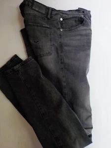 Jeans HUDSON bambina skinny effetto invecchiato grigio cotone spandex TG 16 - Foto 1 di 5