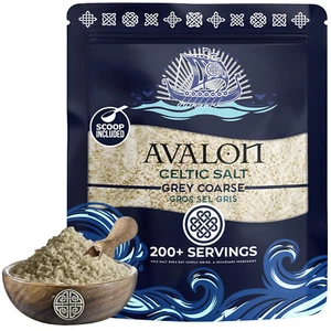 Avalon Keltensalz 8,0 OZ Grobes Keltisches Meersalz Bio Unraffiniert Französisch Keltisch - Bild 1 von 11