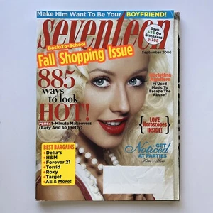 ✅ Seventeen Magazine September 2006 Vol 65 No 9 - Christina Aguilera Cover - Picture 1 of 9