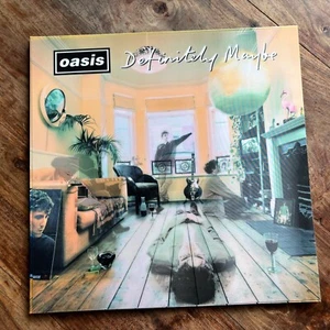 OASIS - DEFINITELY MAYBE NEW DOUBLE VINYL LP / LENTICULAR SLEEVE / TRI-COLOUR - Imagen 1 de 8