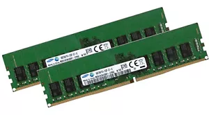 2x 16 GB 32 GB DDR4 ECC UDIMM RAM 2400 MHz PC4-2400T DELL PowerEdge R230 R330 T30 - Foto 1 di 1
