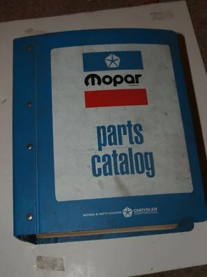 Catálogo de piezas de auto concesionario Mopar Chrysler Dodge 1980 cargador LeBaron Fury Monaco Foto 1 de 4