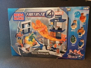 Mega Bloks Fantastic 4 Baxter Building Lab 1935 Collector's Tin New And Sealed. - Picture 1 of 13