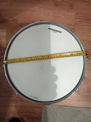 Yamaha DP/series snare drum 14" x6.5" steel /with hard case made in Taiwan. - Image 1 of 4