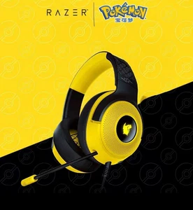 Razer x Pokémon Pikachu Kraken V3 USB Wired Gaming Headset Limited Edition - Picture 1 of 3