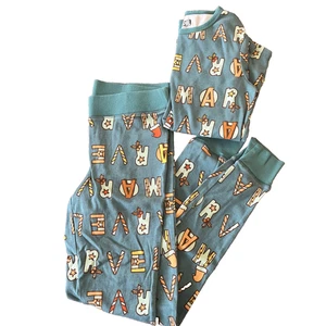 Marvel Amazon Essentials Boys S Green Christmas Pajamas - Picture 1 of 8