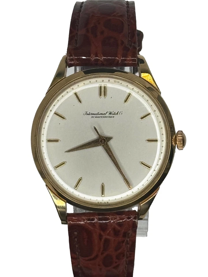 Vintage IWC Schaffhausen 18k Yellow Gold Ref. 1963 35mm Calibre 89 Watch - Image 1 of 4