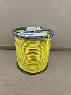 (500FT) 12 AWG Solid Copper XHHW-2 Building Wire Kris-Tech Yellow - Image 1 of 3