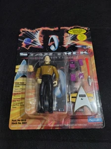 1994 Lieutenant Commander Data Actionfigur Star Trek Generations Playmates E3 - Bild 1 von 2