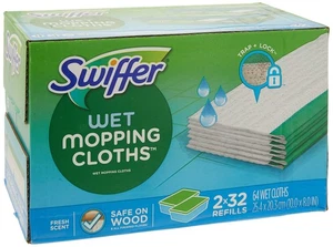 Swiffer Barredora Paños de Trapeador Húmedo Recambios Ventana Abierta Fresca 32 Unidades Paquete de 2 - Imagen 1 de 5
